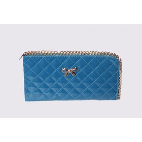 Bow Stud Zip Chain Purse