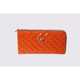 Bow Stud Zip Chain Purse