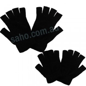 Plain Fingerless Glove (3 Colours 2 sizes) - 12 per pack - $0.20 ea