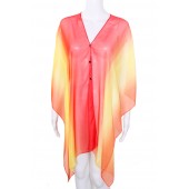 Kaftan B03 - Red/Orange