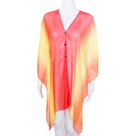 Kaftan B03 - Red/Orange