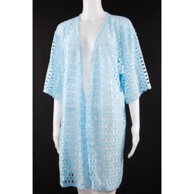 Lace Kaftan Kimono 03 Blue