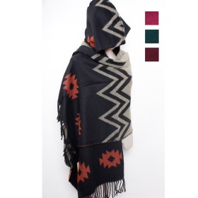 Hoodie Poncho (A) - 5 per pack - $3.00 ea