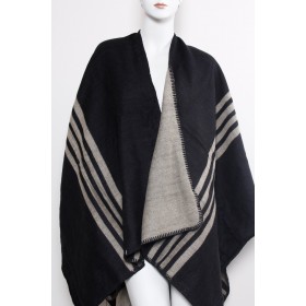 U Shape Poncho with Lines - 5 per pack - $3.00 ea