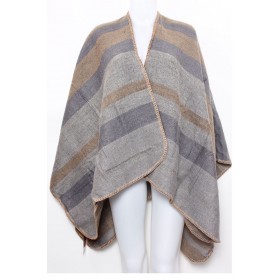 U Shape Poncho with Stripe - 5 per pack - $3.00 ea