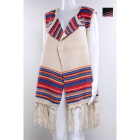 Vest Poncho with Tassel