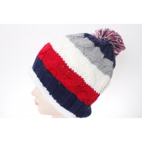 Pom Pom Beanie 05 - 10 per pack - $1.50 ea