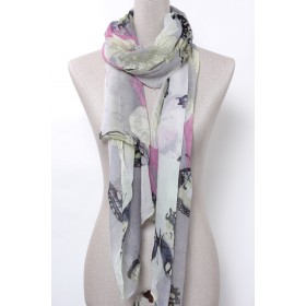 Butterfly Print Scarf 