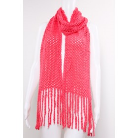 Crochet Scarf with Fringe 