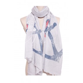 Cotton Scarf Anchor Print - 10 per pack - $1.00 ea