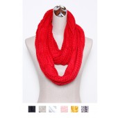 Knitted Tube Scarf 05