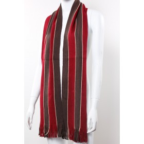 Stripe Kintted Long Scarf