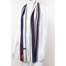 Stripe Kintted Long Scarf