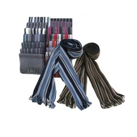 Stripe Kintted Long Scarf - 10 per pack - $1.50 ea