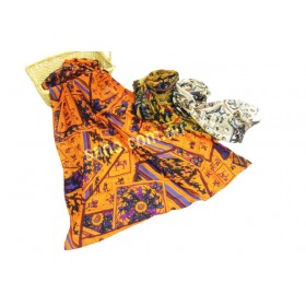 XL Soft Silky Creased Scarf (D) (2 Colours)