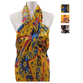 XL Soft Silky Creased Scarf (D) (2 Colours)