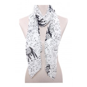 Soft Silky Printed Scarf 07