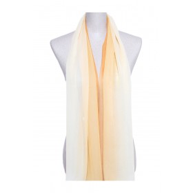 Two Tone Silky Long Scarf