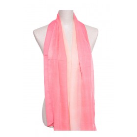 Two Tone Silky Long Scarf