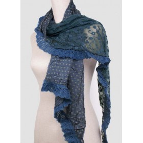 Knitted Fashion Lace Scarf - 10 per pack - $1.00 ea