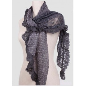 Knitted Fashion Lace Scarf 