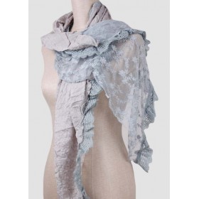 Knitted Fashion Lace Scarf - 10 per pack - $1.00 ea